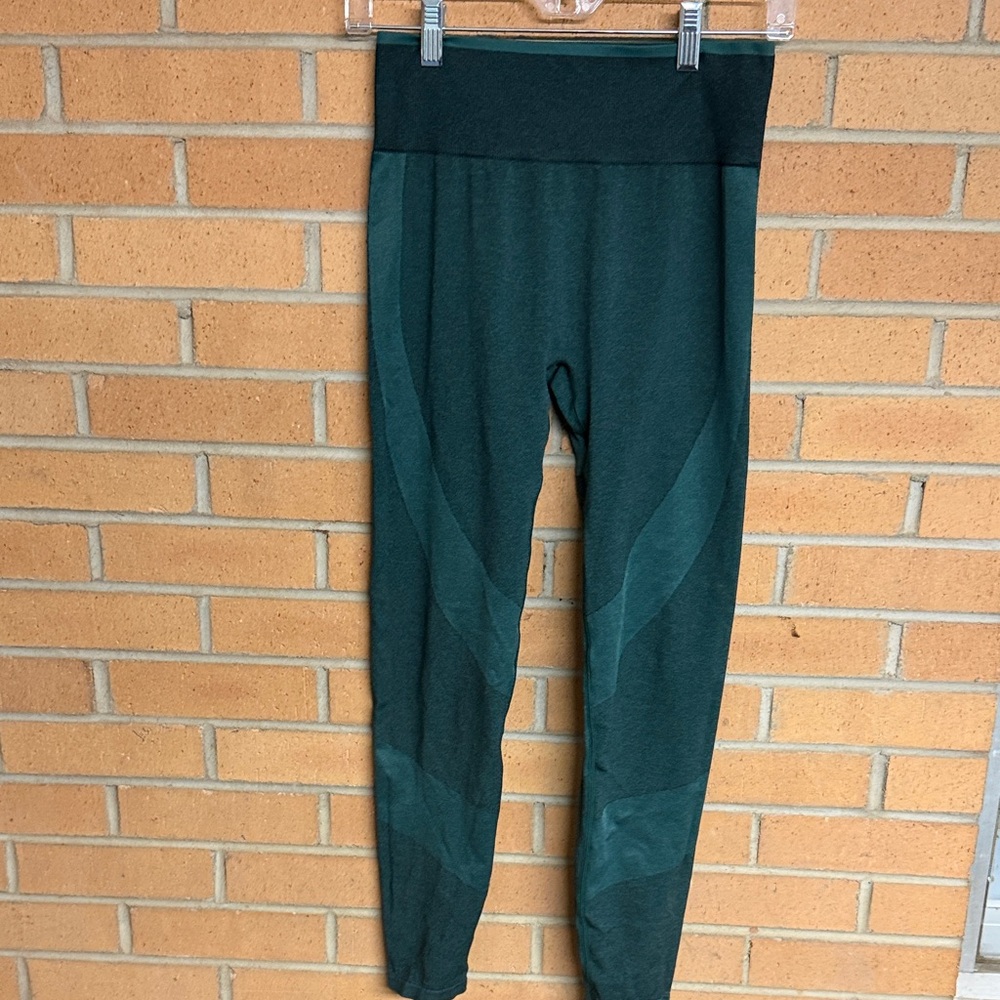 PINK Victoria's Secret Dark Green Seamless Leggings
